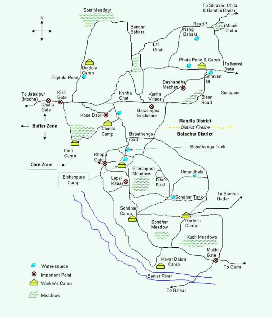 map kanha